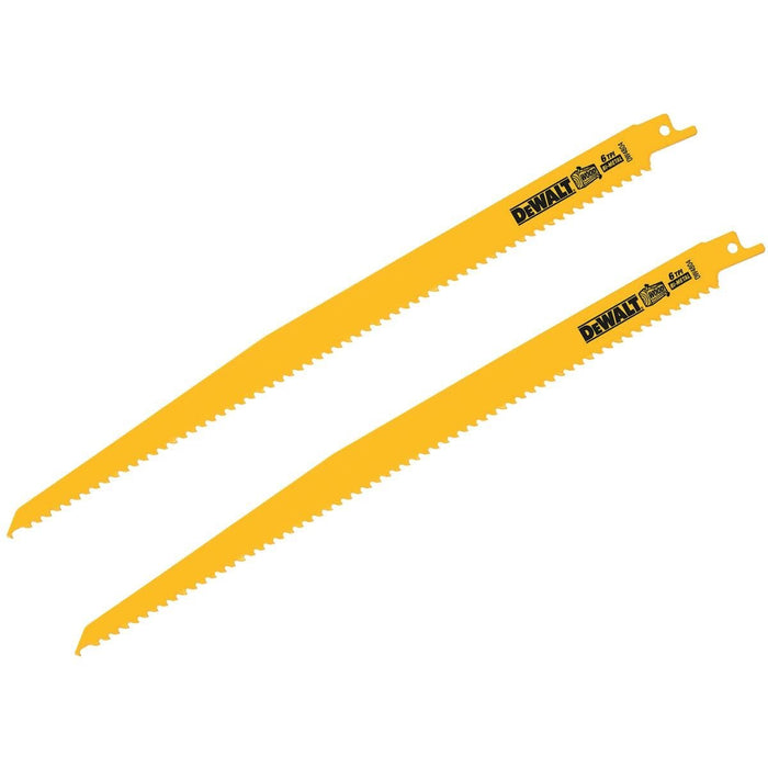 RECIPRO BLADE 12" X 6 TPI 2 PC DEWALT