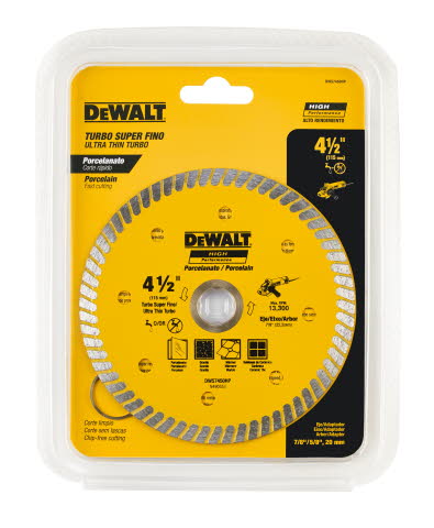 DISCO DIAMANTADO 4-1/2” RANURADO DEWALT