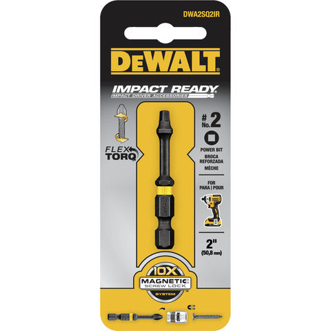 SQUARE #2 X 2" IMPACT READY DEWALT