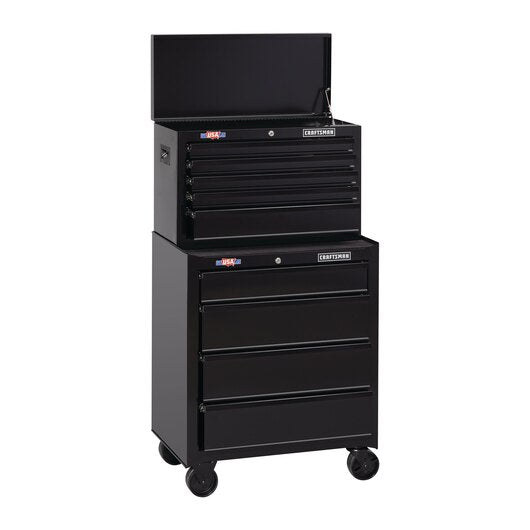 Set Tool Chest 5 Drawer & Rolling Gabinet 4 Drawer 26-1/2" Craftsman