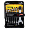 Set 7 PCS. Stubby Combination Metric Wrench Stanley