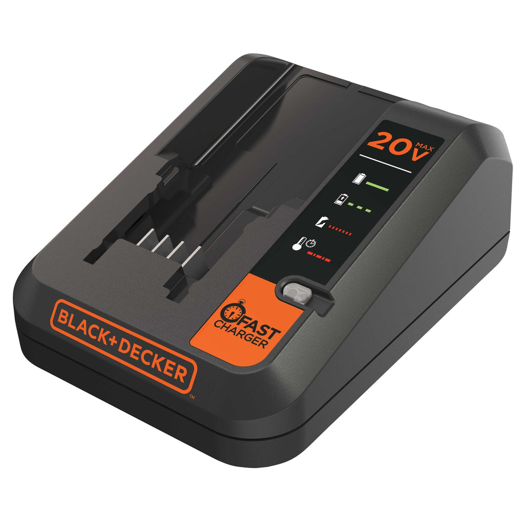 Rapid Charger Lithium-Ion 20V/2.0 AH Black and Decker