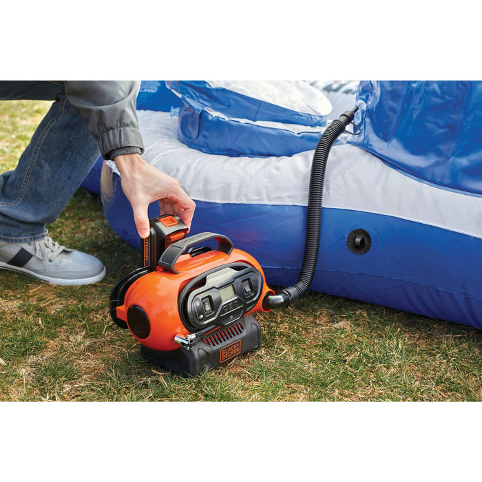 Multi-Use Inflator 12V/20V/110V Black and Decker