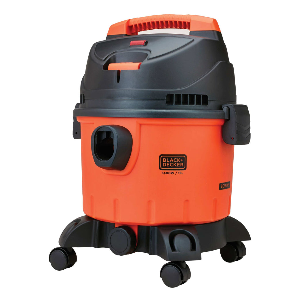 Wet & Dry Vacumm Cleaner 15L / 1400Watts Black and Decker