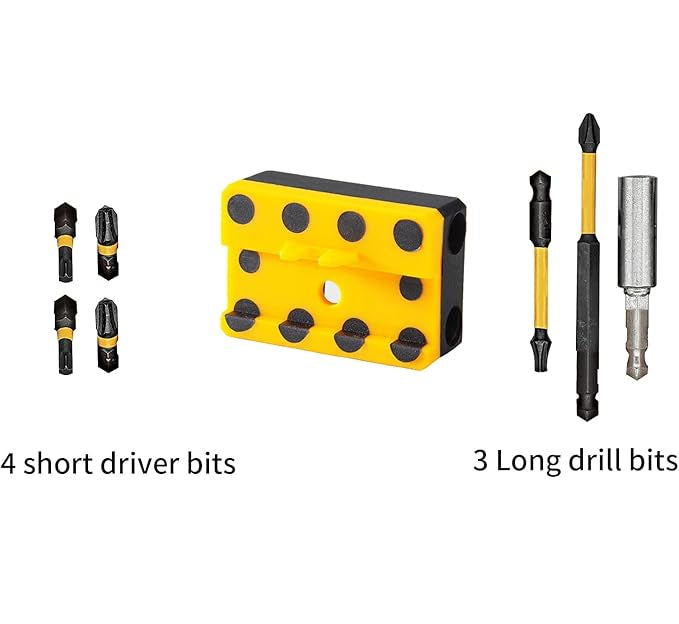 Bit Holder (4) W/Screw Universal