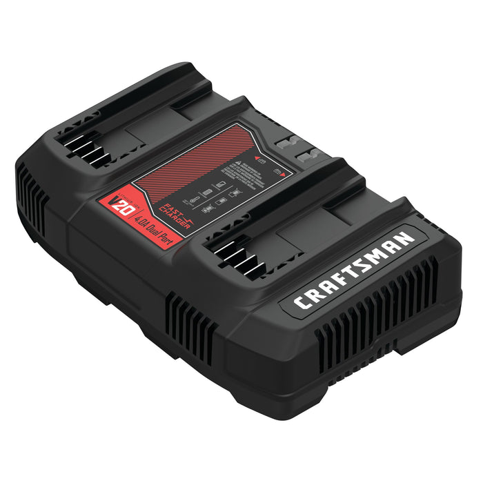 Dual Port Fast Charger Lithium Ion Battery Craftsman