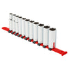 Set 11 PC. Metric Deep Socket DR. 3/8" 6 PT. Craftsman