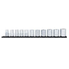 Set 11 PC. SAE Socket DR. 1/2" 12 PT. Craftsman