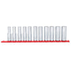 Set 11 PC. Metric Deep Socket DR. 1/2" 12 PT. Craftsman