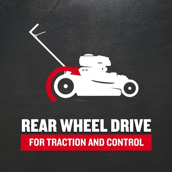 Lawn Mower 21" Self-Propelled "R. Wheel Drive" 163CC Craftsman