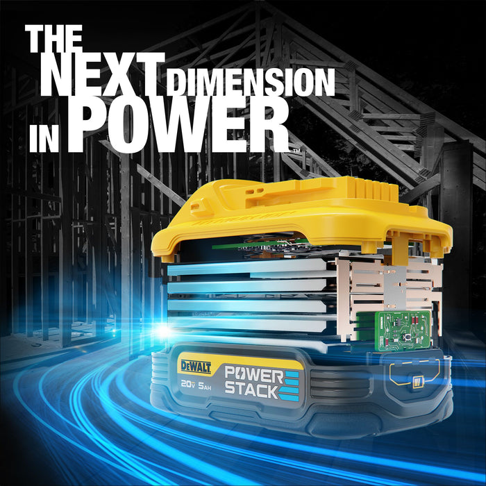 Compact Battery Lithium-Ion Powerstack 5.0AH/20V Dewalt