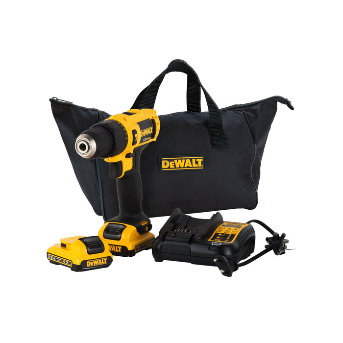 Hammer Drill 3/8" 12V W/2 Bat. Dewalt