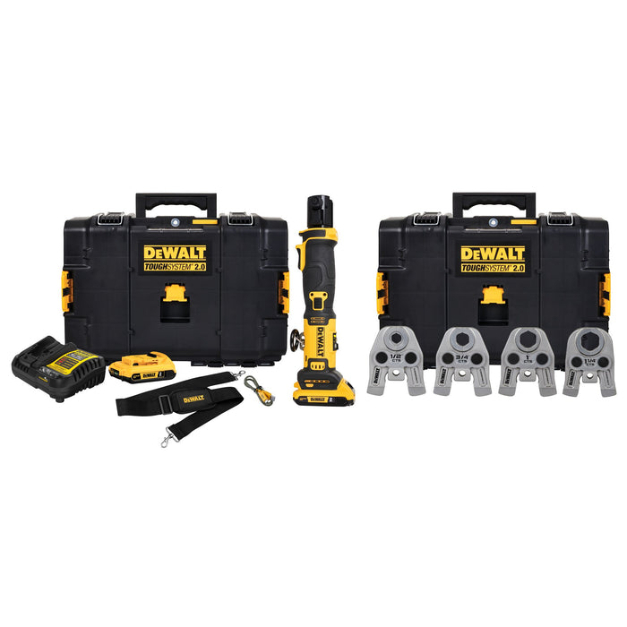 Compact Press Tool Kit W/CTS Jaws 20V Dewalt