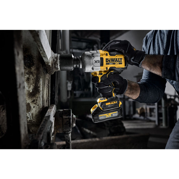 Impact Wrench 1/2" "Hog Ring" H. Torque 1750Ft. Lbs. W/Battery 5.0AH Dewalt