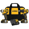 Set Drill/Driver 1/2” / Impact Driver 1/4” Atomic XR W/2 Bat. Dewalt