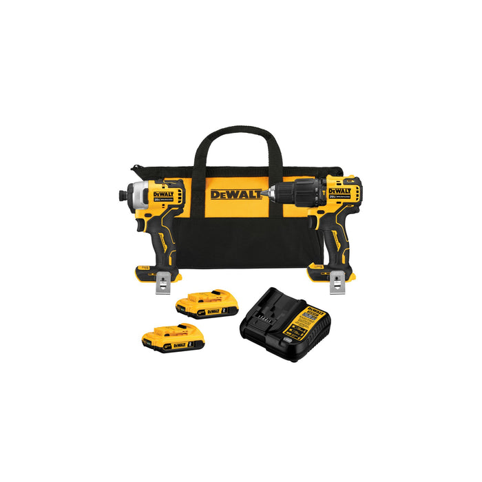 Set Hammer Drill 1/2" / Impact Driver 1/4" 20V MAX* Dewalt