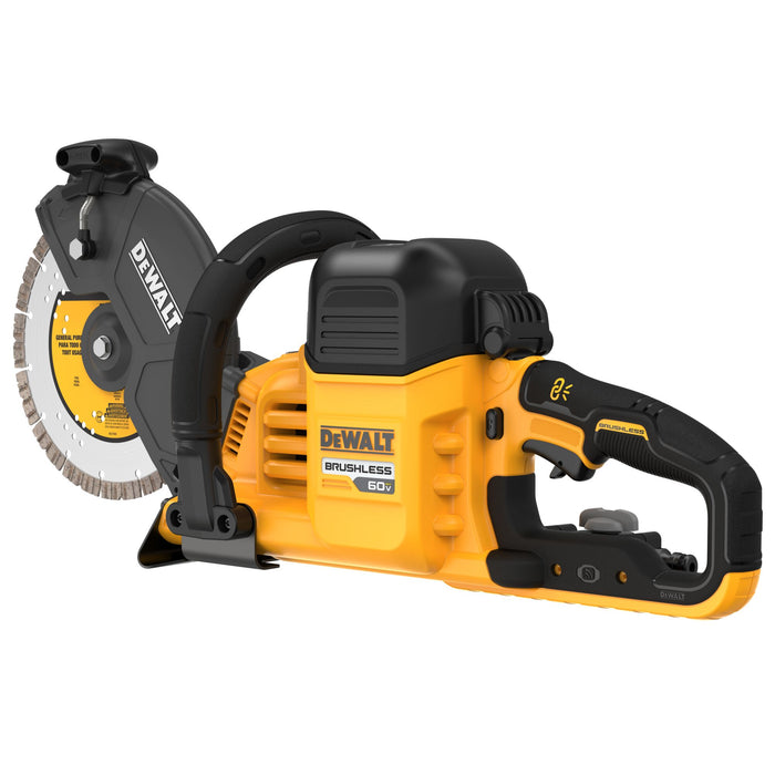 Concrete Cut-Off 9" 60V W/2 Battery 9.0AH Flexvolt Dewalt