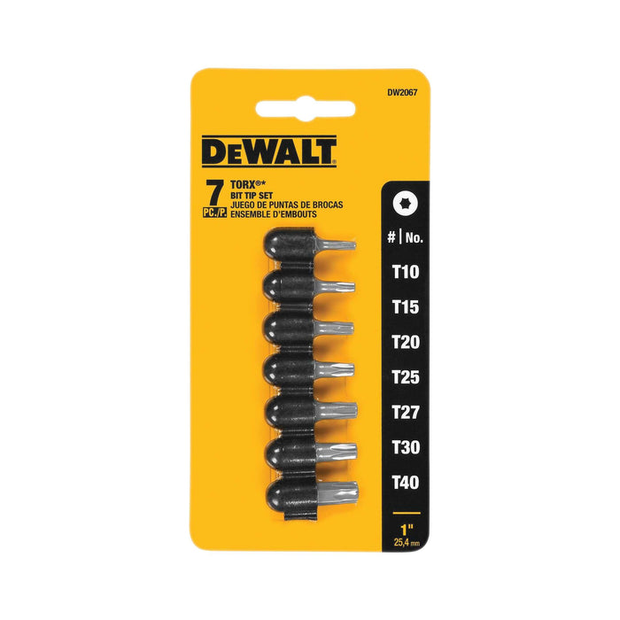 Torx Bit 7 PC Set Dewalt