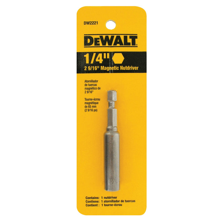 Magnetic Bit Socket 1/4" X 2-9/16" Dewalt