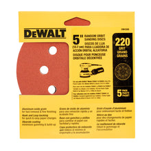 Load image into Gallery viewer, Sanding Disc 5&quot; X 220G Dewalt
