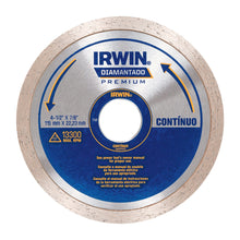 Load image into Gallery viewer, Continuous Diamond Blade Wet 4-1/2&quot; Irwin
