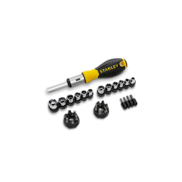 Ratcheting Screwdrivers W/Bits and Sockets 29PCS. Stanley