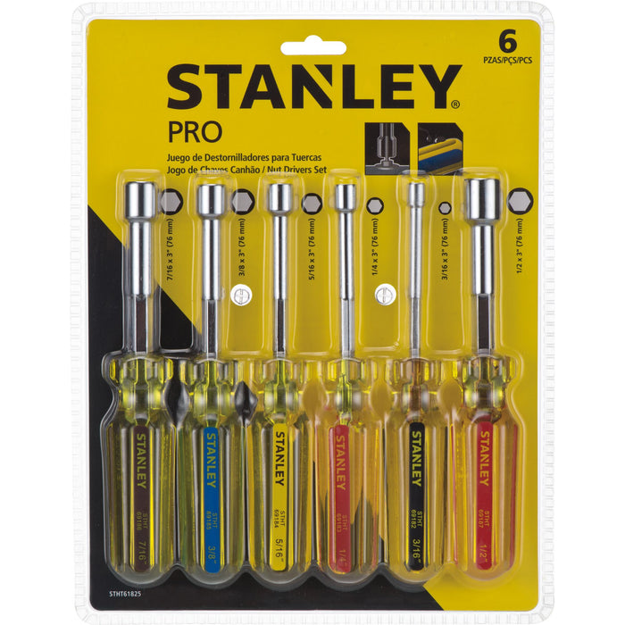 Set Nut Screwdrivers 6 PC Stanley