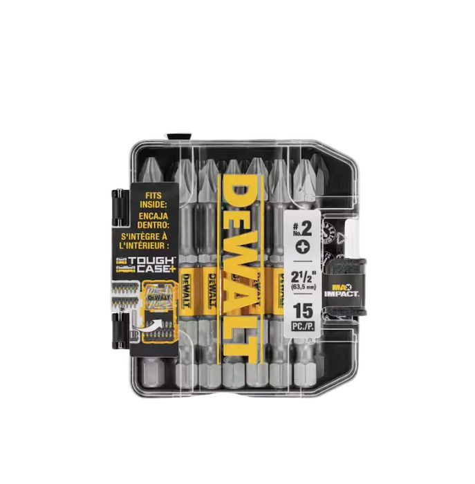 Set 15 PCS. Phillips #2 X 2-1/2" Dewalt
