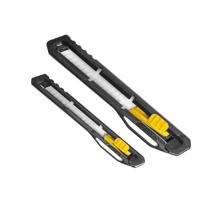 Set Utility Knife W/Lock 9MM - 18MM Stanley