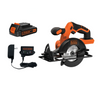 Circular Saw 5-1/2" 20V Kit Black and Decker