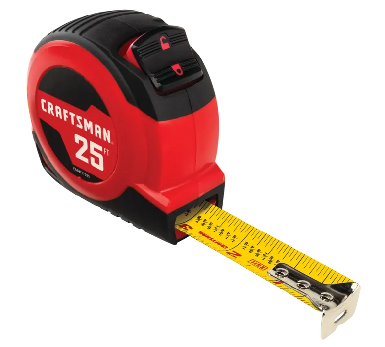 Tape Measure Self-Lock 1" X 25' Craftsman