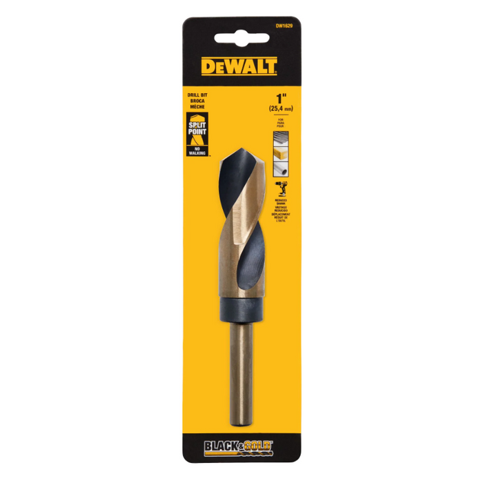 HSS Drill Bit 1" Black Gold Dewalt