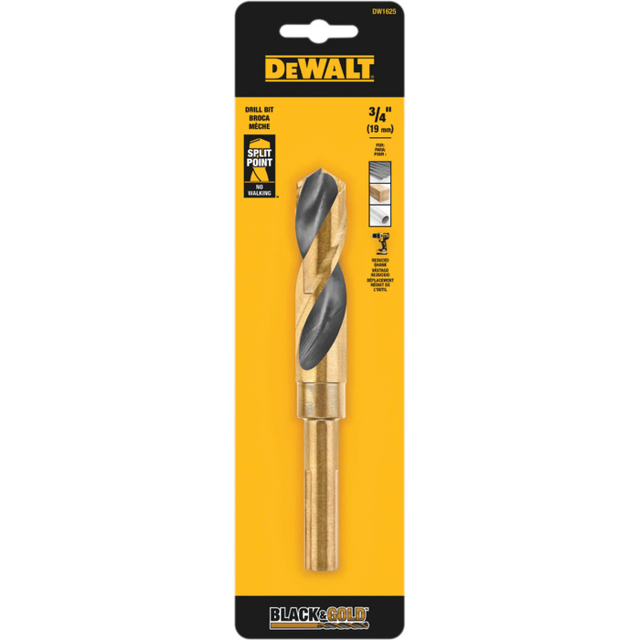 HSS Drill Bit 3/4" Black Gold Dewalt