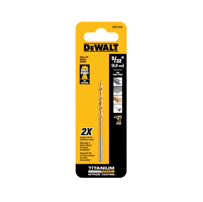 Titanium Drill Bit 5/32" Dewalt