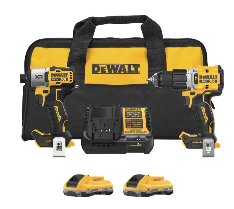 Set Hammer Drill 1/2" / Impact Driver 1/4" 20V MAX* Dewalt