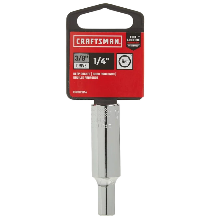 Deep Socket 1/4" DR. 3/8" SAE Craftsman