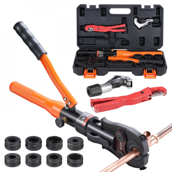 Hydraulic Pipe Crimping Tool 12 PCS. Vevor