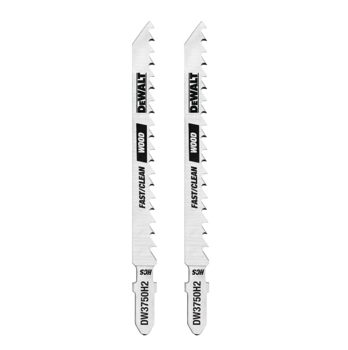 Jig Saw Blades 6 TPI 2 PC Dewalt