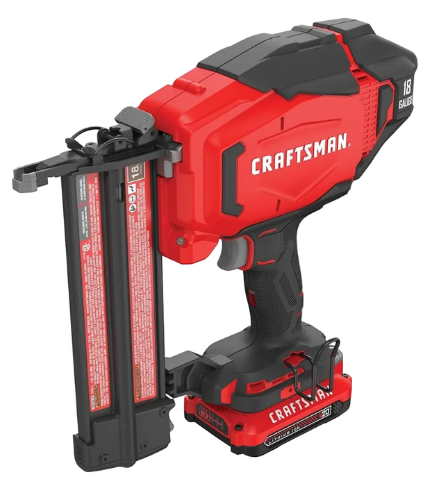 Brad Nailer Gun 18ga. V20 W/Battery 1.5AH Kit Craftsman