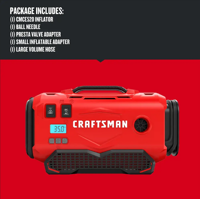 Multi-Purpose Inflator V20 (Tool Only) Craftsman