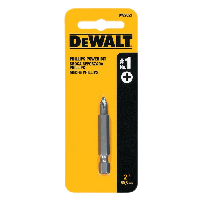 Phillips #1 X 2" Power Bit Dewalt