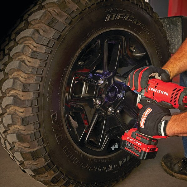 Impact Wrench 1/2" V20 W/Battery 4.0 AH 350 Ft. Lbs. Craftsman