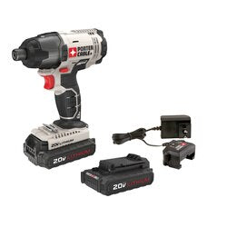 Impact Driver 1/4" 20V Kit Porter Cable