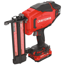 Load image into Gallery viewer, 18 GA BRAD NAILER GUN V20 W/1.5AH KIT CRAFTSMAN
