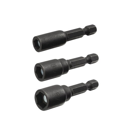 3 PC IMPACT MAGNETIC NUT DRIVER SET 1/4", 5/16", 3/8"  CRAFTSMAN