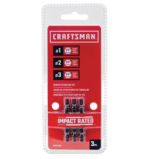 Set 3 PC Screw Extractor Craftsman