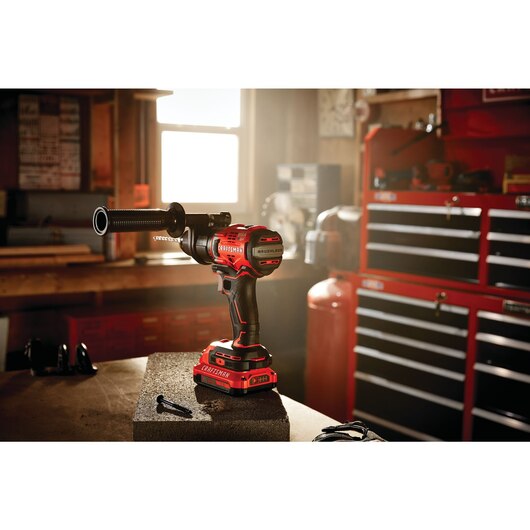 Hammer Drill 1/2" W/Battery V20/2.0 AH Craftsman