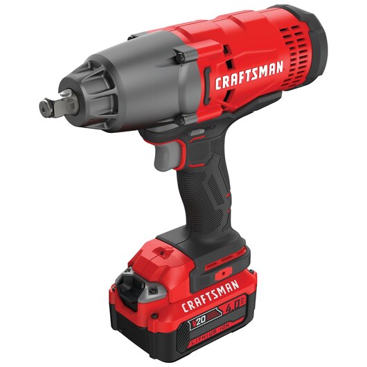 Impact Wrench 1/2" V20 W/Battery 4.0 AH 350 Ft. Lbs. Craftsman
