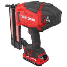 Load image into Gallery viewer, 18 GA BRAD NAILER GUN V20 W/1.5AH KIT CRAFTSMAN
