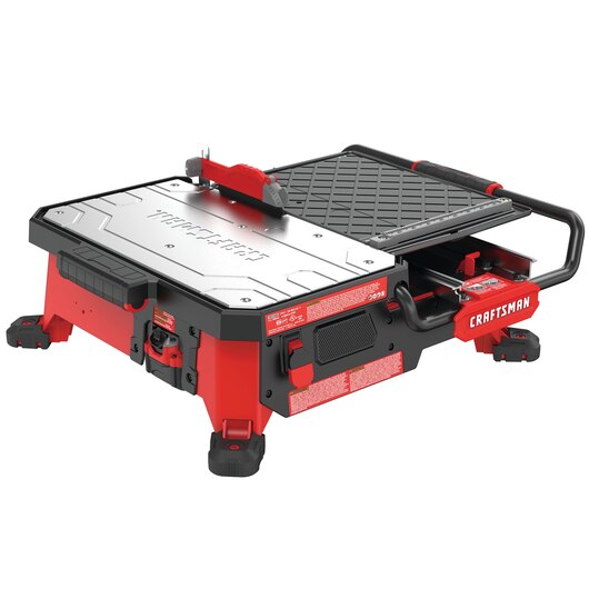 Compact Wet Tile Saw 7'' V20 W/Battery 4.0 AH Craftsman